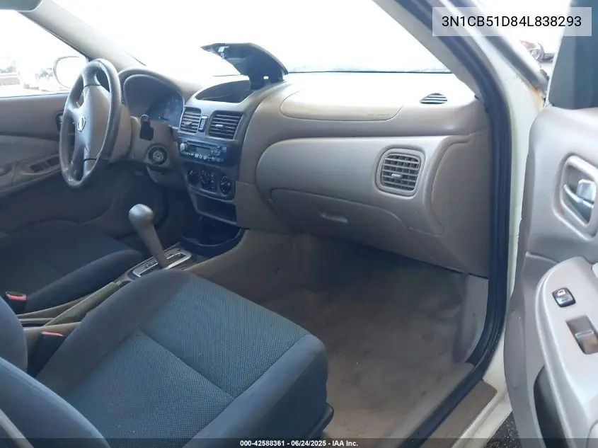 2004 Nissan Sentra 1.8S VIN: 3N1CB51D84L838293 Lot: 42588361