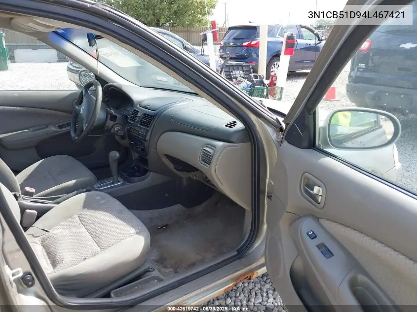 3N1CB51D94L467421 2004 Nissan Sentra 1.8S