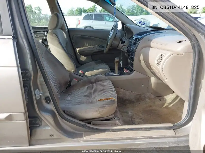 2004 Nissan Sentra 1.8S VIN: 3N1CB51D44L481825 Lot: 42624089