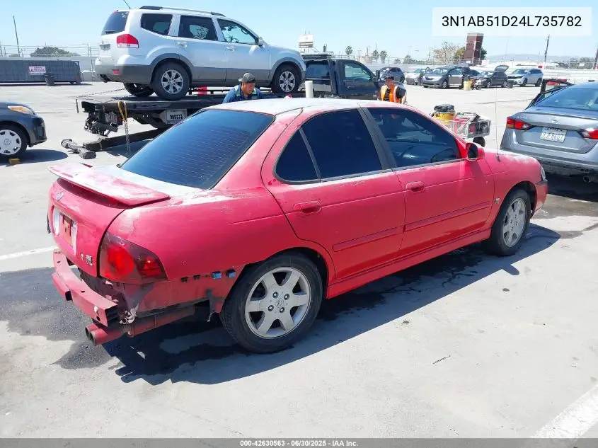3n1ab51d24l735782 3N1AB51D24L735782 2004 Nissan Sentra Se-R
