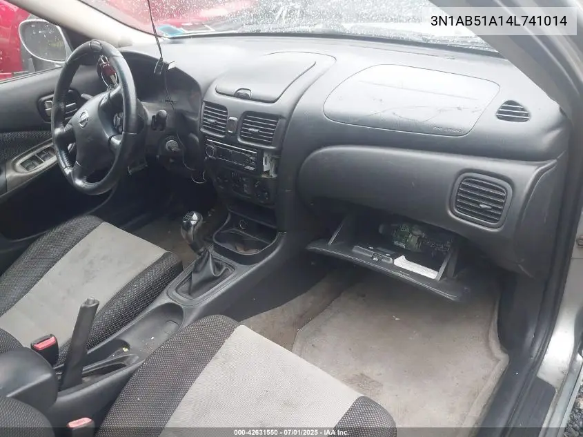 2004 Nissan Sentra 2.5S VIN: 3N1AB51A14L741014 Lot: 42631550