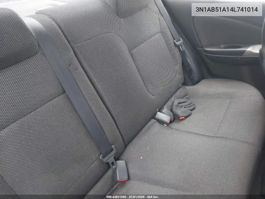 2004 Nissan Sentra 2.5S VIN: 3N1AB51A14L741014 Lot: 42631550