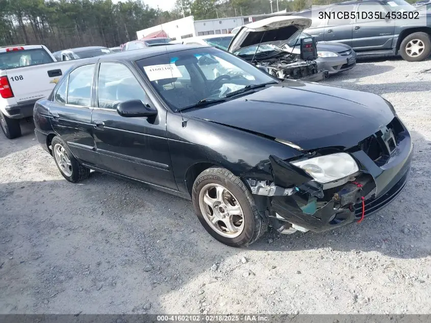 2005 Nissan Sentra 1.8S VIN: 3N1CB51D35L453502 Lot: 41602102