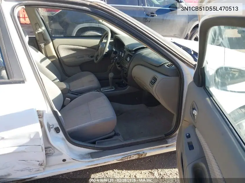 2005 Nissan Sentra 1.8S VIN: 3N1CB51D55L470513 Lot: 41686123