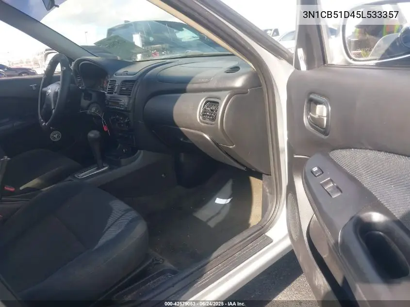2005 Nissan Sentra 1.8S VIN: 3N1CB51D45L533357 Lot: 42579053