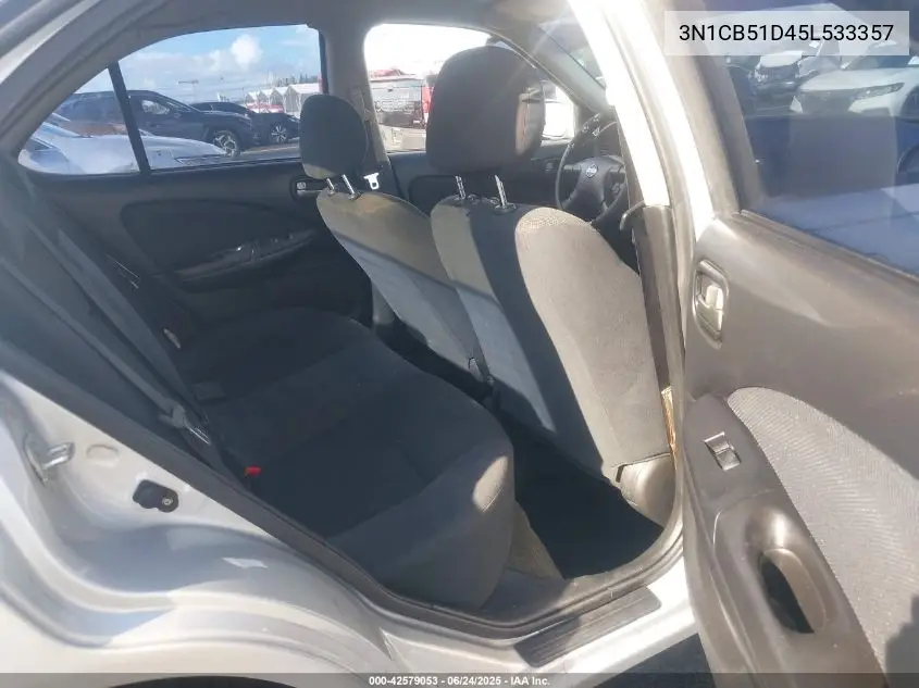 2005 Nissan Sentra 1.8S VIN: 3N1CB51D45L533357 Lot: 42579053