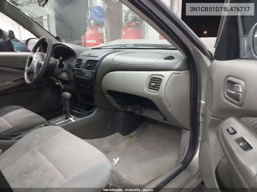 2005 Nissan Sentra 1.8S VIN: 3N1CB51D75L476717 Lot: 42643208