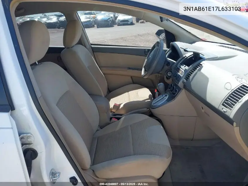 2007 Nissan Sentra 2.0 VIN: 3N1AB61E17L633103 Lot: 42248807