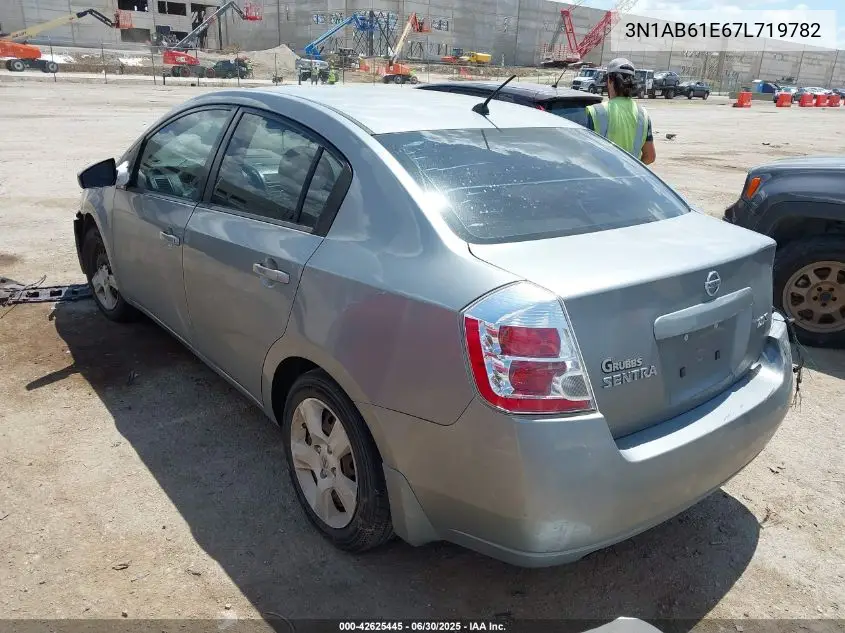 2007 Nissan Sentra 2.0S VIN: 3N1AB61E67L719782 Lot: 42625445