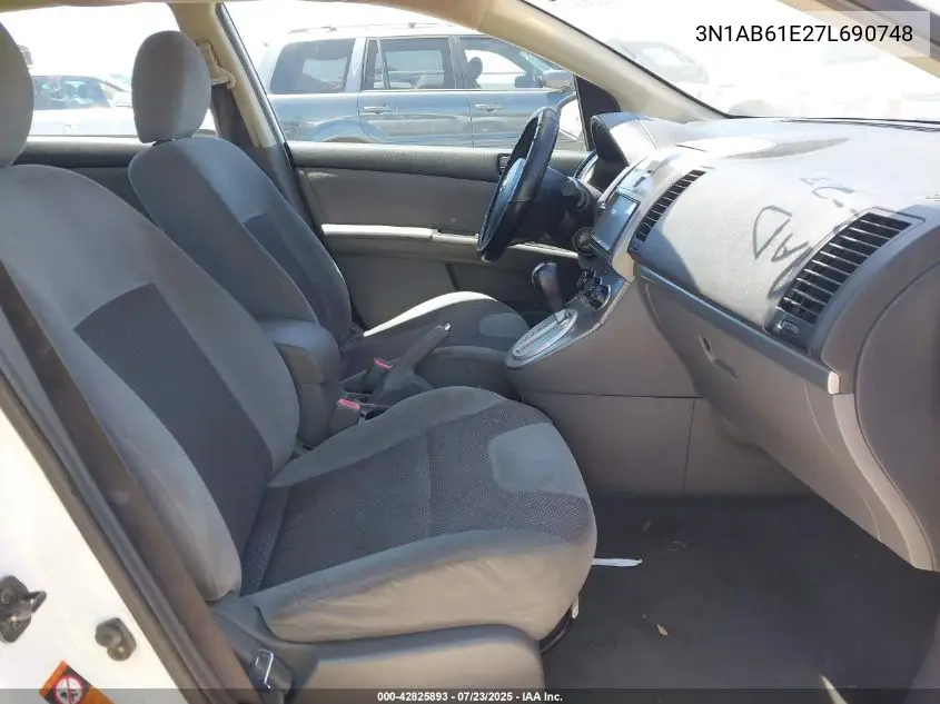 2007 Nissan Sentra 2.0 VIN: 3N1AB61E27L690748 Lot: 42825893