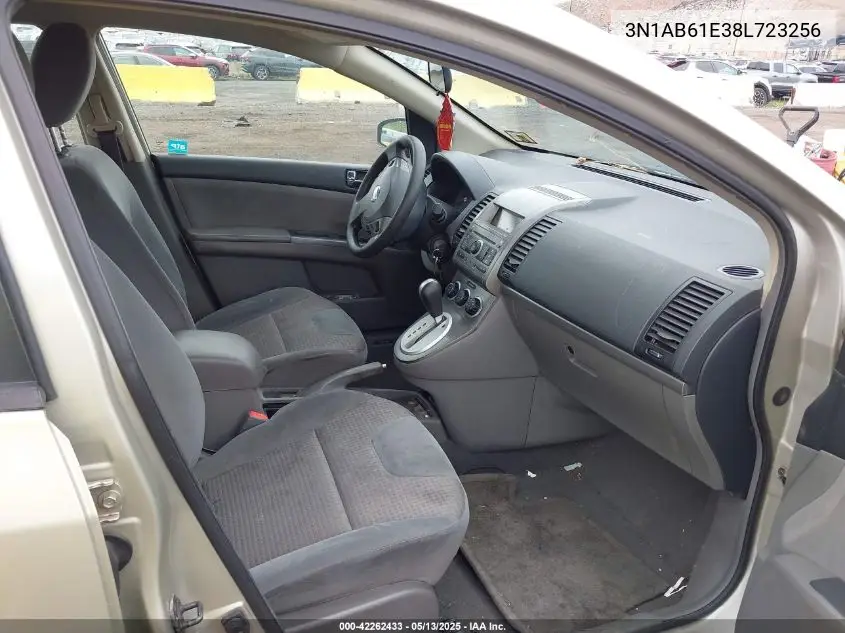 2008 Nissan Sentra 2.0S VIN: 3N1AB61E38L723256 Lot: 42262433
