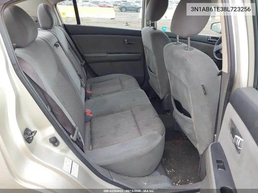 2008 Nissan Sentra 2.0S VIN: 3N1AB61E38L723256 Lot: 42262433