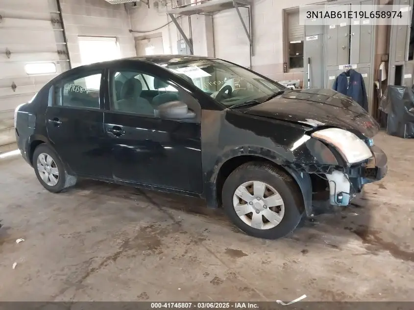 2009 Nissan Sentra 2.0 VIN: 3N1AB61E19L658974 Lot: 41745807