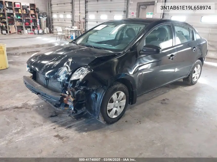 2009 Nissan Sentra 2.0 VIN: 3N1AB61E19L658974 Lot: 41745807