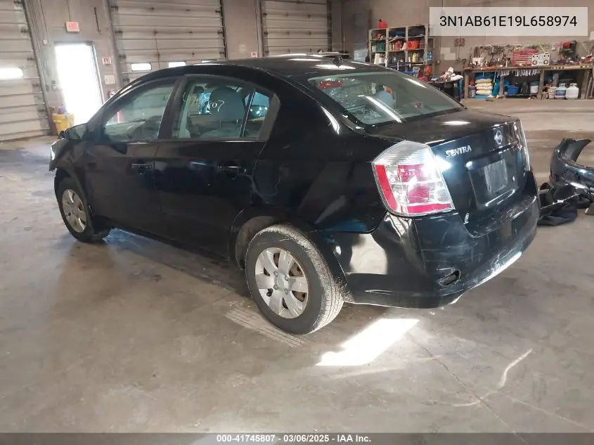 2009 Nissan Sentra 2.0 VIN: 3N1AB61E19L658974 Lot: 41745807