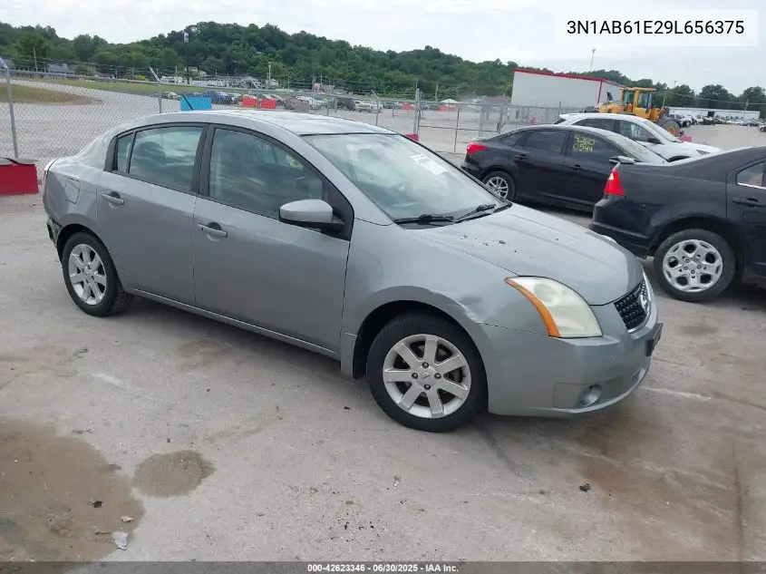 2009 Nissan Sentra 2.0Sl VIN: 3N1AB61E29L656375 Lot: 42623346