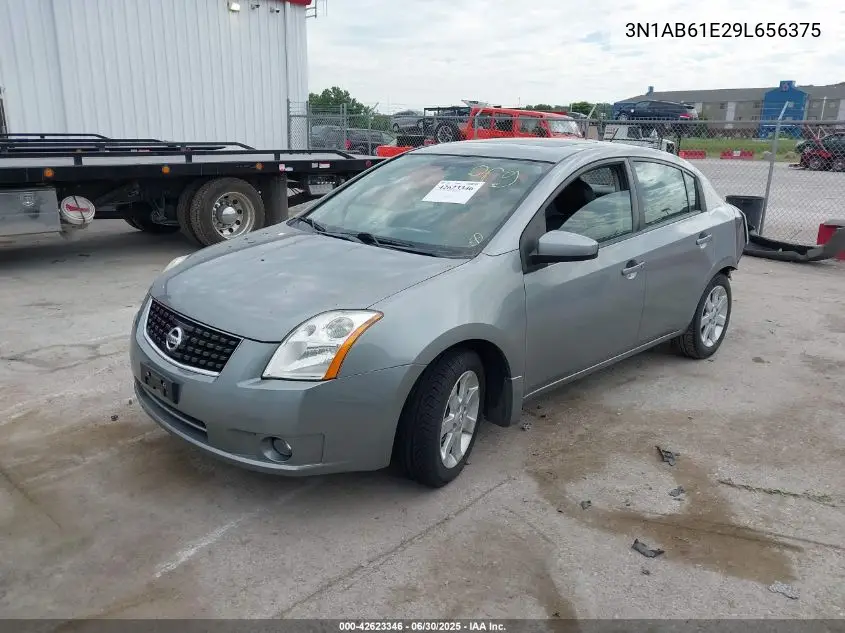 2009 Nissan Sentra 2.0Sl VIN: 3N1AB61E29L656375 Lot: 42623346