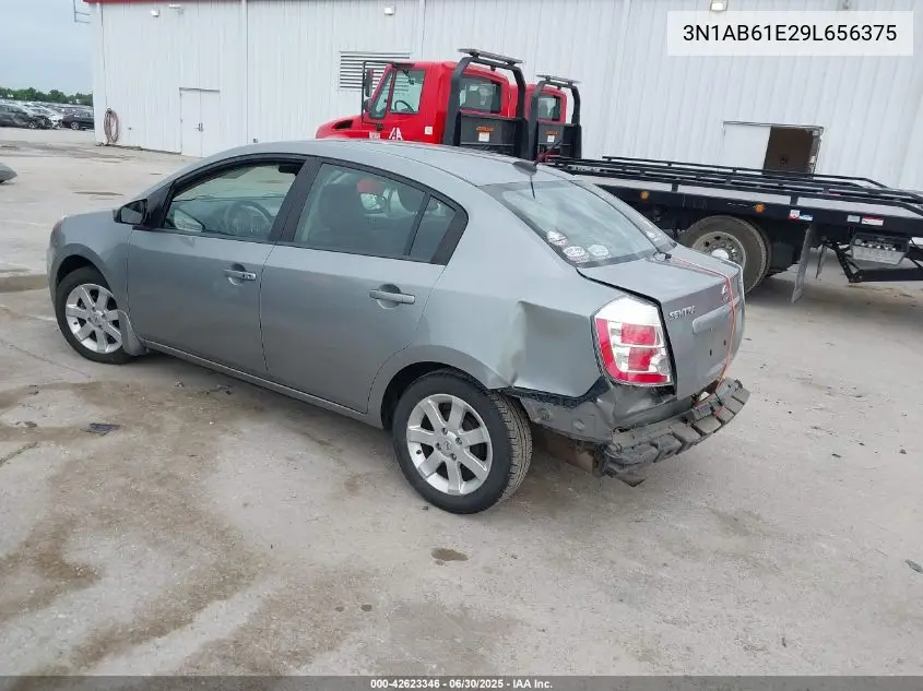 2009 Nissan Sentra 2.0Sl VIN: 3N1AB61E29L656375 Lot: 42623346