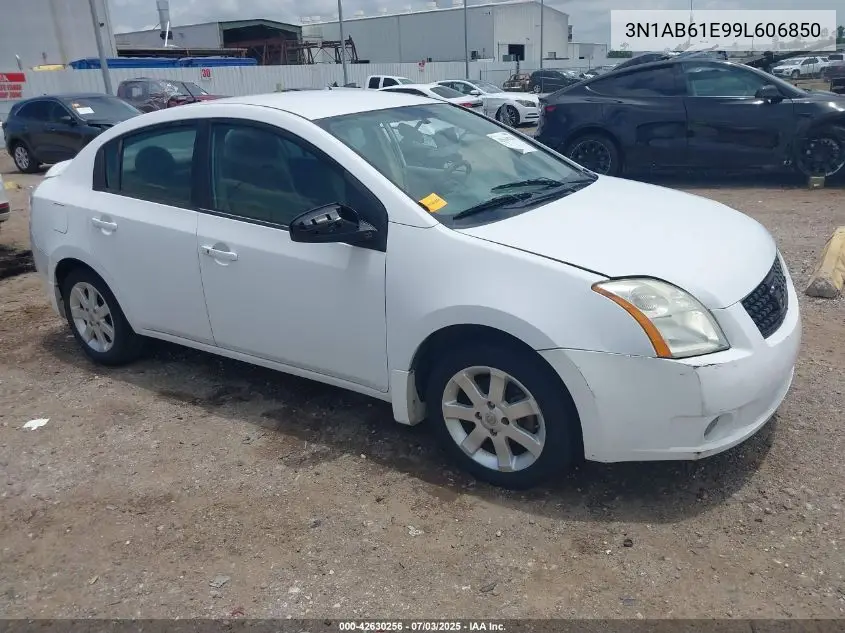 2009 Nissan Sentra 2.0S VIN: 3N1AB61E99L606850 Lot: 42630256