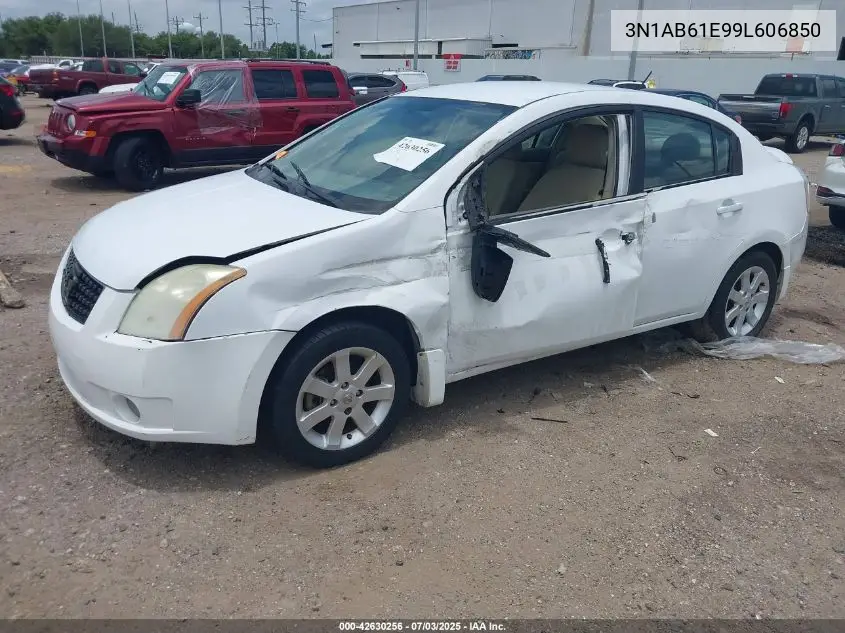 2009 Nissan Sentra 2.0S VIN: 3N1AB61E99L606850 Lot: 42630256