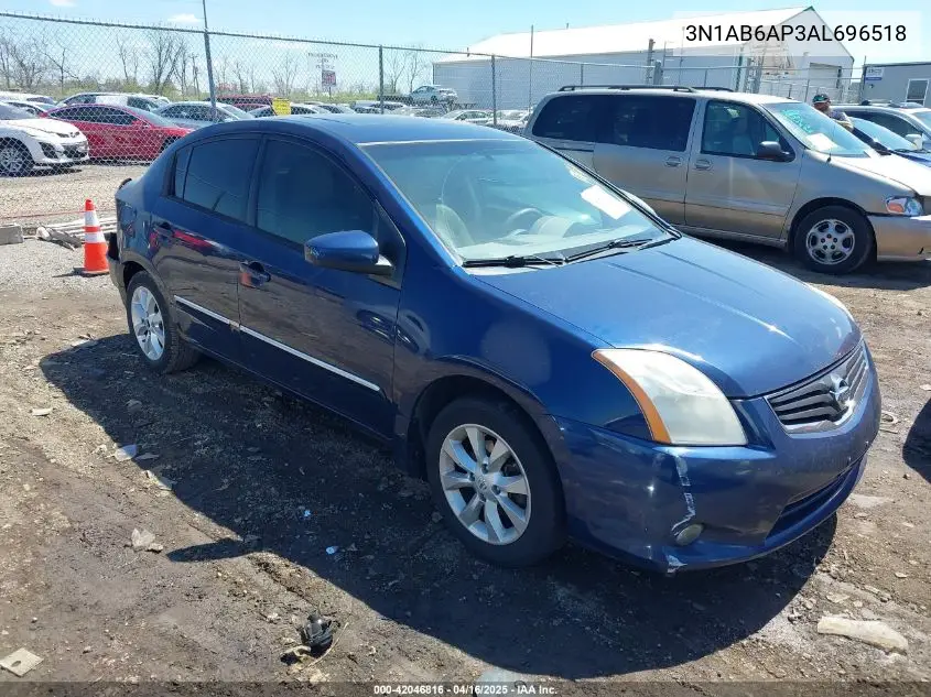 2010 Nissan Sentra 2.0Sl VIN: 3N1AB6AP3AL696518 Lot: 42046816