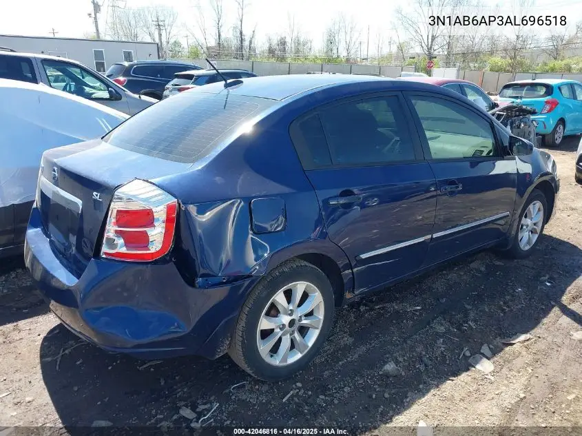 2010 Nissan Sentra 2.0Sl VIN: 3N1AB6AP3AL696518 Lot: 42046816