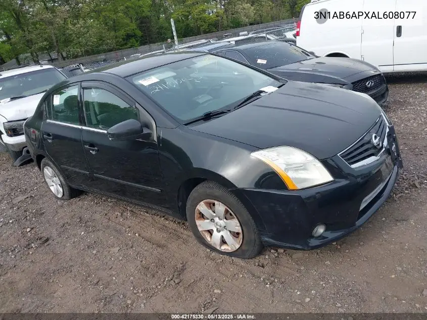 2010 Nissan Sentra 2.0 VIN: 3N1AB6APXAL608077 Lot: 42175330