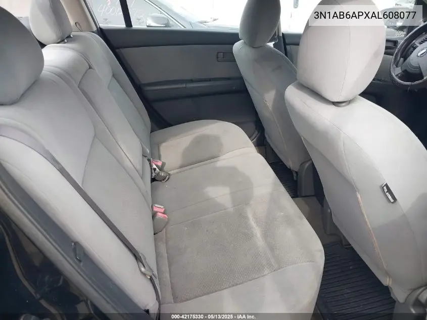 2010 Nissan Sentra 2.0 VIN: 3N1AB6APXAL608077 Lot: 42175330