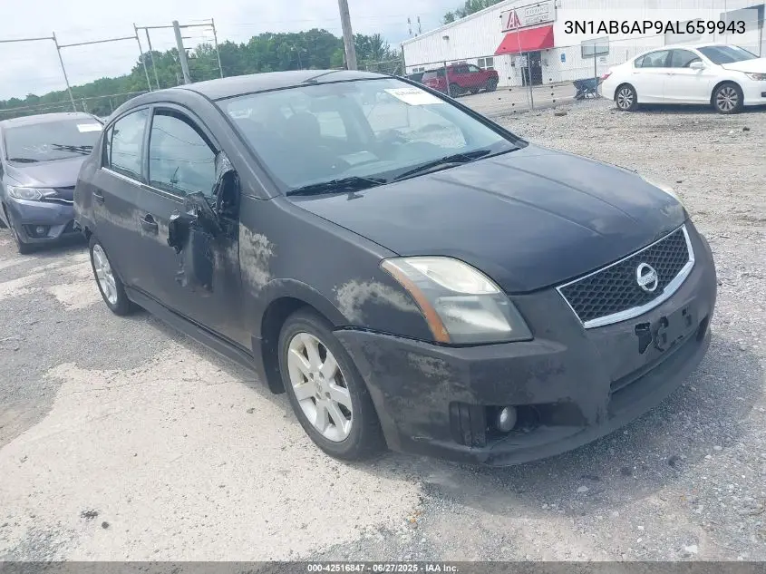 2010 Nissan Sentra 2.0/2.0S/Sr/2.0Sl VIN: 3N1AB6AP9AL659943 Lot: 42516847