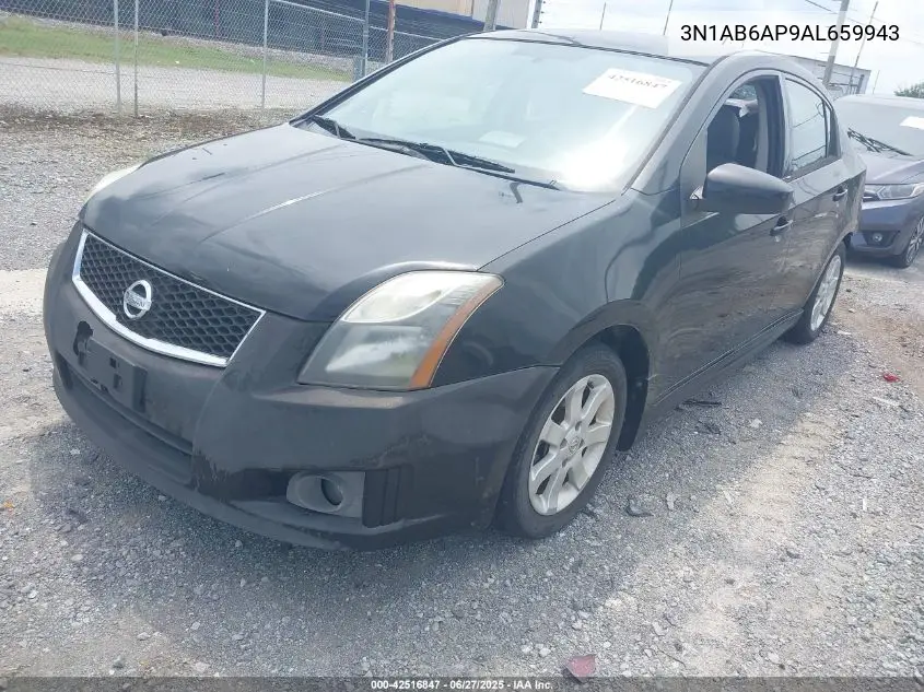 2010 Nissan Sentra 2.0/2.0S/Sr/2.0Sl VIN: 3N1AB6AP9AL659943 Lot: 42516847