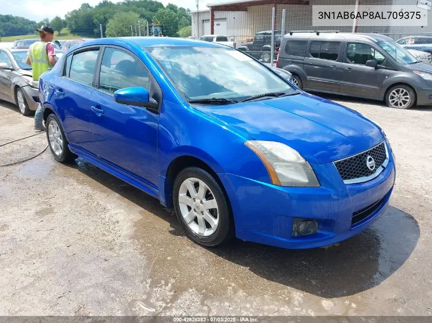 2010 Nissan Sentra 2.0Sr VIN: 3N1AB6AP8AL709375 Lot: 42628383