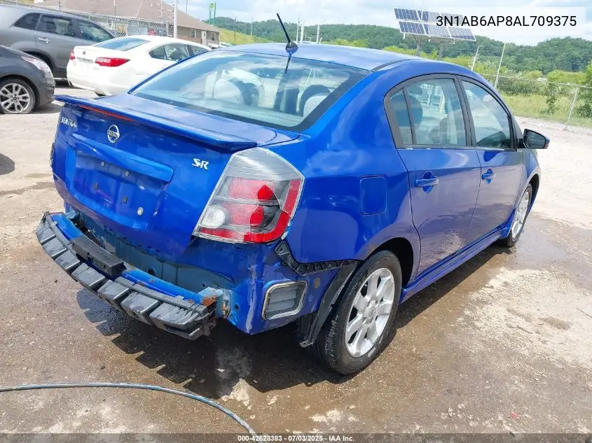 2010 Nissan Sentra 2.0Sr VIN: 3N1AB6AP8AL709375 Lot: 42628383