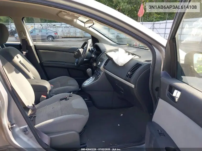 2010 Nissan Sentra 2.0S VIN: 3N1AB6AP3AL614108 Lot: 42643228