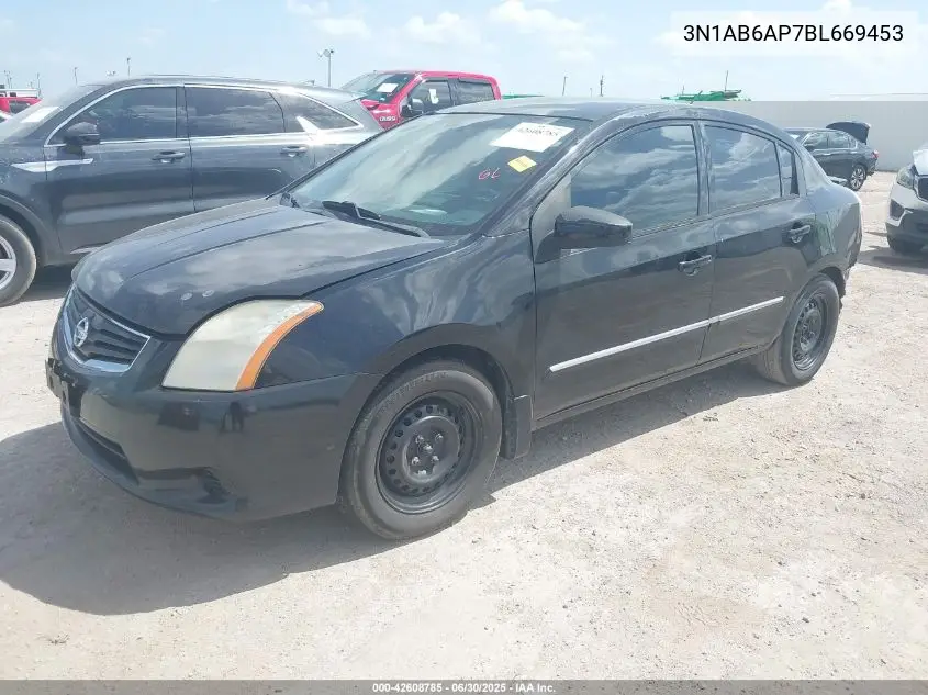 2011 Nissan Sentra 2.0S VIN: 3N1AB6AP7BL669453 Lot: 42608785