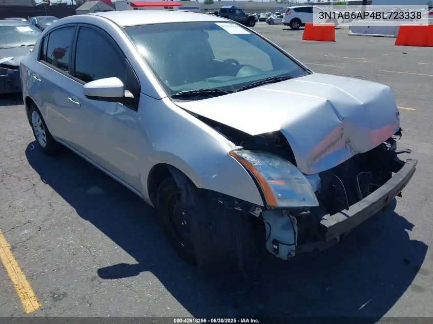 2011 Nissan Sentra 2.0 VIN: 3N1AB6AP4BL723338 Lot: 42618356