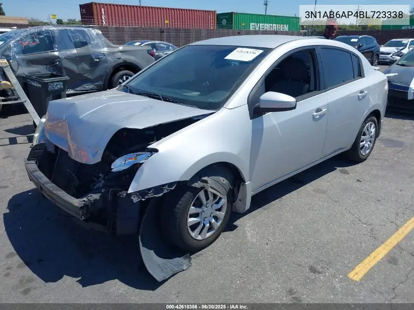 2011 Nissan Sentra 2.0 VIN: 3N1AB6AP4BL723338 Lot: 42618356