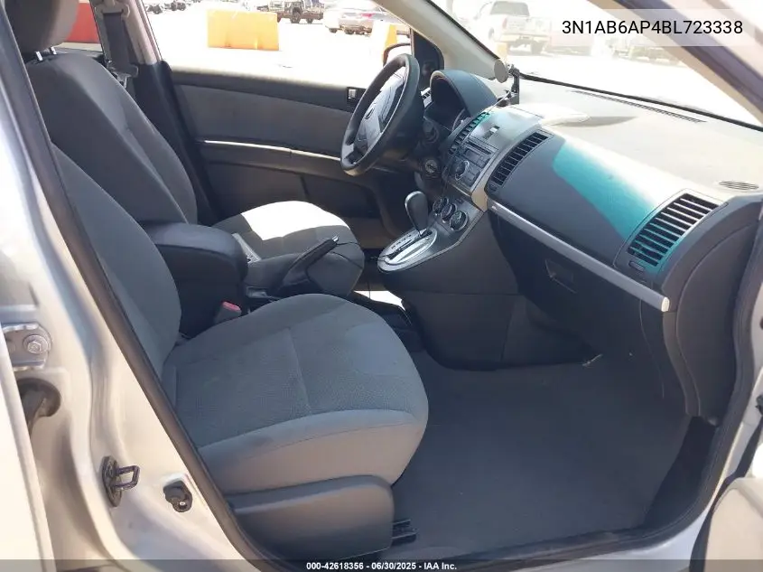 2011 Nissan Sentra 2.0 VIN: 3N1AB6AP4BL723338 Lot: 42618356