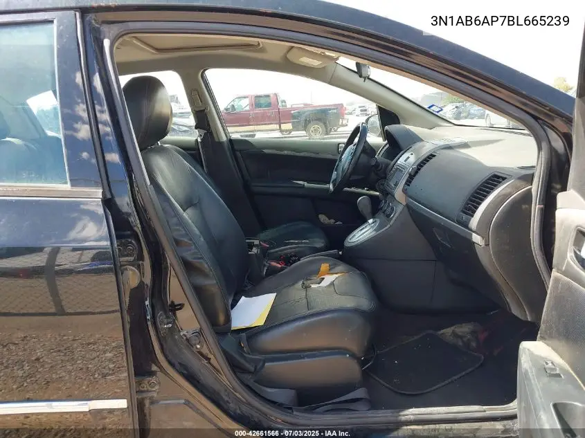 2011 Nissan Sentra 2.0Sl VIN: 3N1AB6AP7BL665239 Lot: 42661566