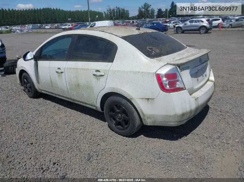2012 Nissan Sentra 2.0 VIN: 3N1AB6AP3CL609977 Lot: 42614792