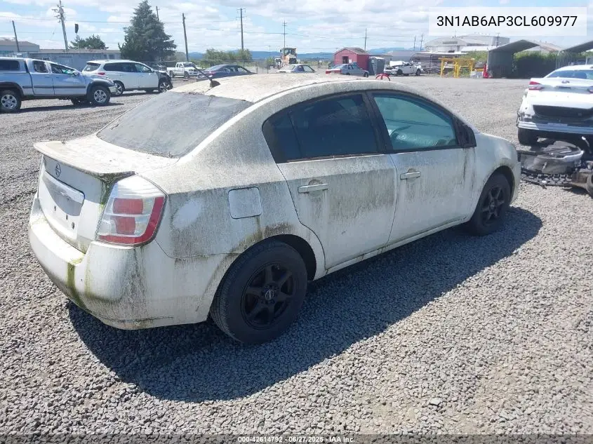 2012 Nissan Sentra 2.0 VIN: 3N1AB6AP3CL609977 Lot: 42614792