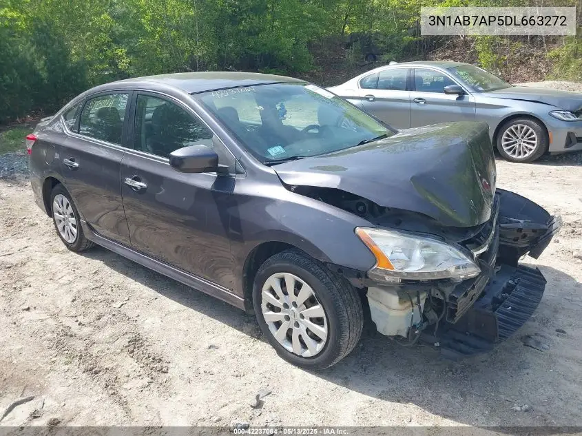 2013 Nissan Sentra Sr VIN: 3N1AB7AP5DL663272 Lot: 42237064