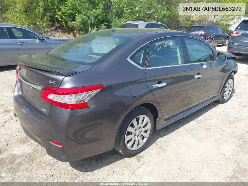 2013 Nissan Sentra Sr VIN: 3N1AB7AP5DL663272 Lot: 42237064