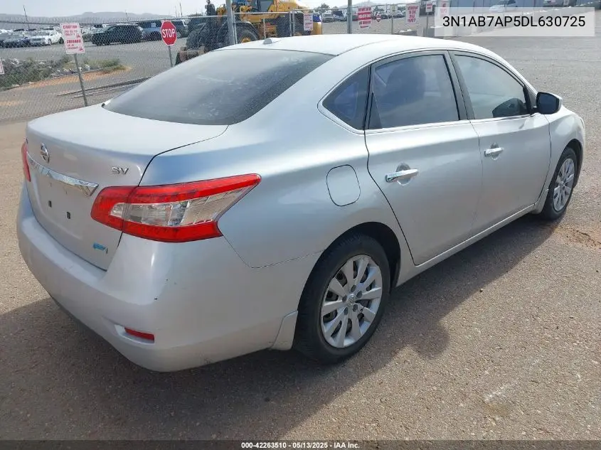 2013 Nissan Sentra Sv VIN: 3N1AB7AP5DL630725 Lot: 42263510