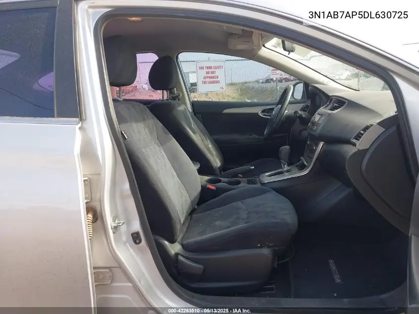 2013 Nissan Sentra Sv VIN: 3N1AB7AP5DL630725 Lot: 42263510