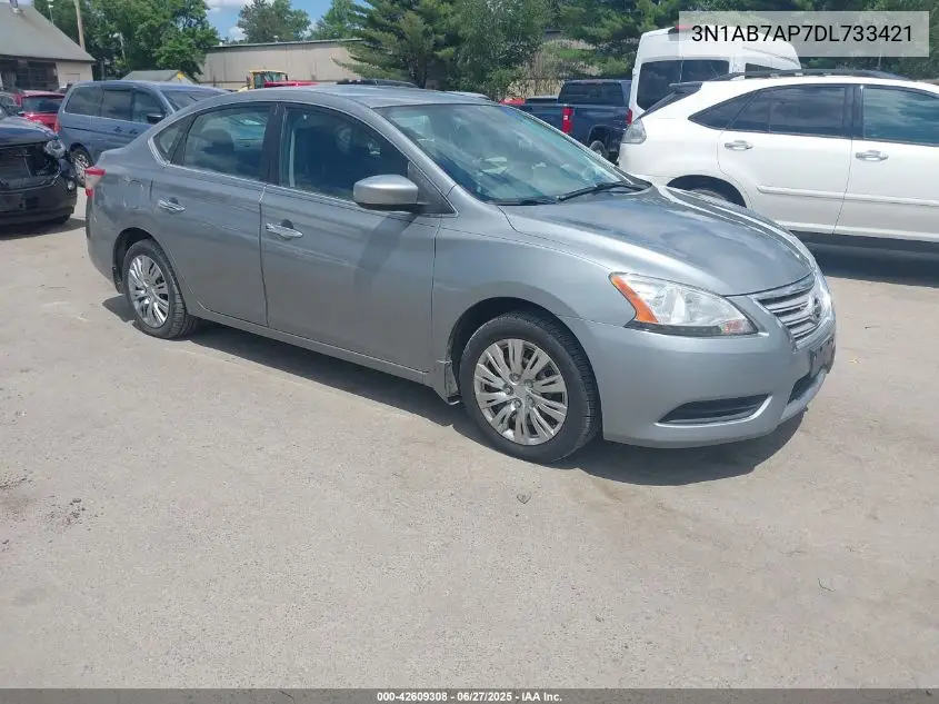 2013 Nissan Sentra Sv VIN: 3N1AB7AP7DL733421 Lot: 42609308