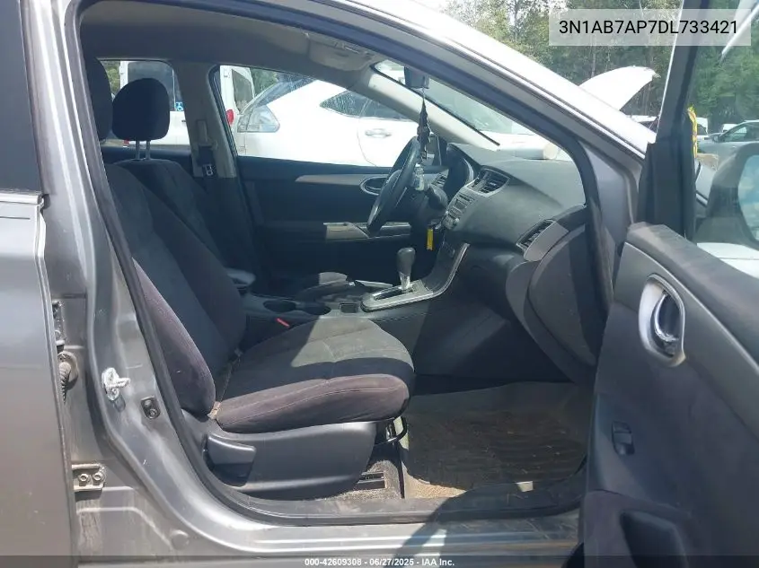 2013 Nissan Sentra Sv VIN: 3N1AB7AP7DL733421 Lot: 42609308