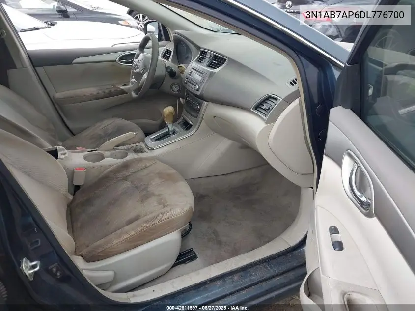 2013 Nissan Sentra S VIN: 3N1AB7AP6DL776700 Lot: 42611597