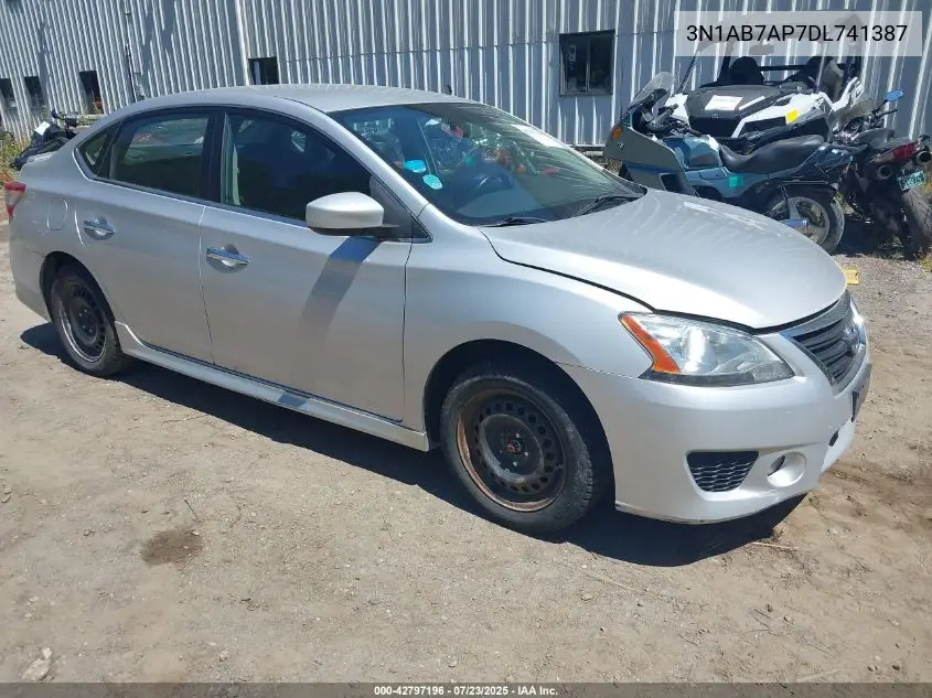 2013 Nissan Sentra Sr VIN: 3N1AB7AP7DL741387 Lot: 42797196