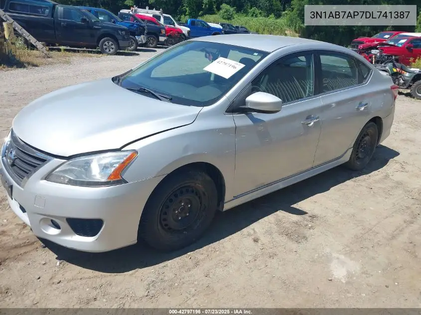 2013 Nissan Sentra Sr VIN: 3N1AB7AP7DL741387 Lot: 42797196