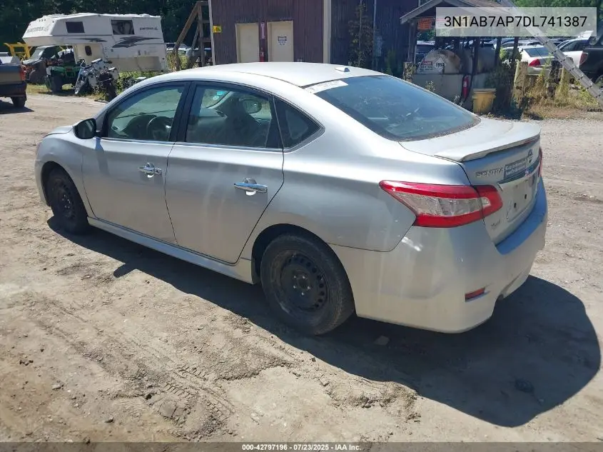 2013 Nissan Sentra Sr VIN: 3N1AB7AP7DL741387 Lot: 42797196